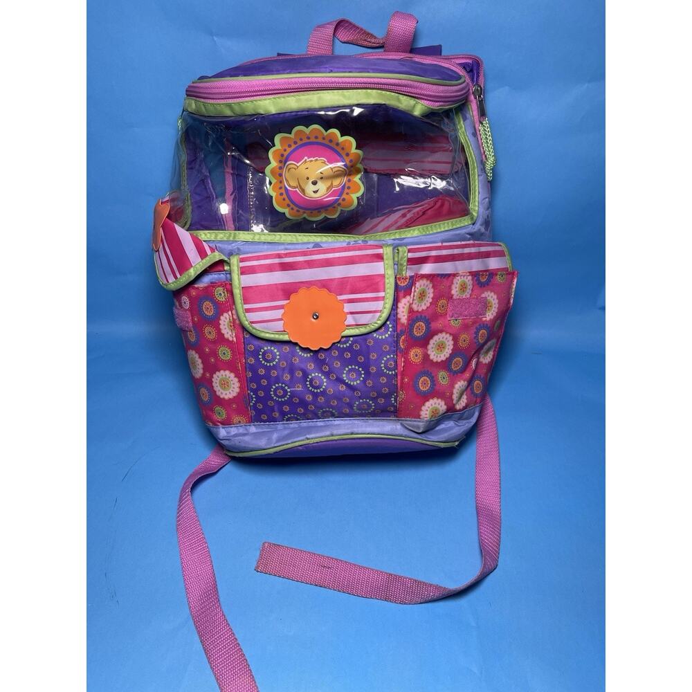 Build A Bear Workshop Multicolor Clear Backpack Y2K 2005 Backpack